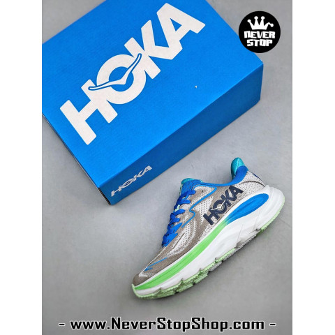 Hoka Clifton 10 Grey Blue Green