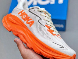 Giày chạy bộ siêu nhẹ êm Hoka Clifton 10 Xám Cam nam nữ giá tốt tại NeverStop Sneaker Shop Giày thể thao chạy bộ Hoka Clifton 10 Xám Cam nam nữ chuyên thể thao replica 1:1 like auth real chính hãng giá rẻ tốt nhất tại NeverStopShop.com HCM