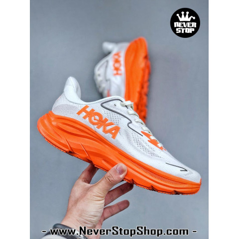 Hoka Clifton 10 Grey Orange