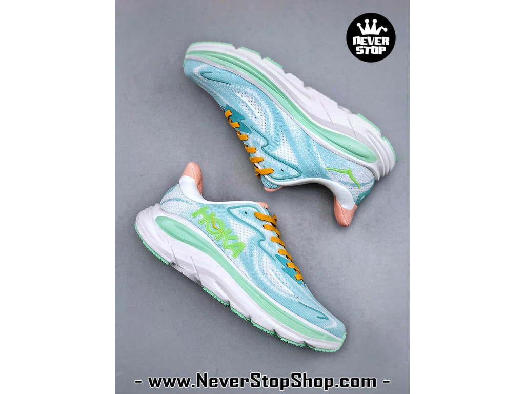Giày chạy bộ siêu nhẹ êm Hoka Clifton 10 Xanh Ngọc Xanh Lá nam nữ giá tốt tại NeverStop Sneaker Shop Giày thể thao chạy bộ Hoka Clifton 10 Xanh Ngọc Xanh Lá nam nữ chuyên thể thao replica 1:1 like auth real chính hãng giá rẻ tốt nhất tại NeverStopShop.com HCM
