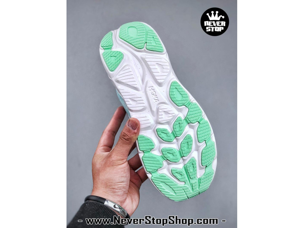 Giày chạy bộ siêu nhẹ êm Hoka Clifton 10 Xanh Ngọc Xanh Lá nam nữ giá tốt tại NeverStop Sneaker Shop Giày thể thao chạy bộ Hoka Clifton 10 Xanh Ngọc Xanh Lá nam nữ chuyên thể thao replica 1:1 like auth real chính hãng giá rẻ tốt nhất tại NeverStopShop.com HCM