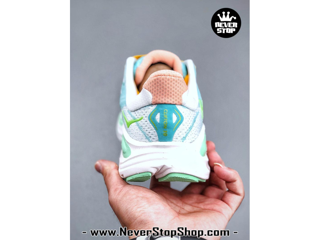 Giày chạy bộ siêu nhẹ êm Hoka Clifton 10 Xanh Ngọc Xanh Lá nam nữ giá tốt tại NeverStop Sneaker Shop Giày thể thao chạy bộ Hoka Clifton 10 Xanh Ngọc Xanh Lá nam nữ chuyên thể thao replica 1:1 like auth real chính hãng giá rẻ tốt nhất tại NeverStopShop.com HCM