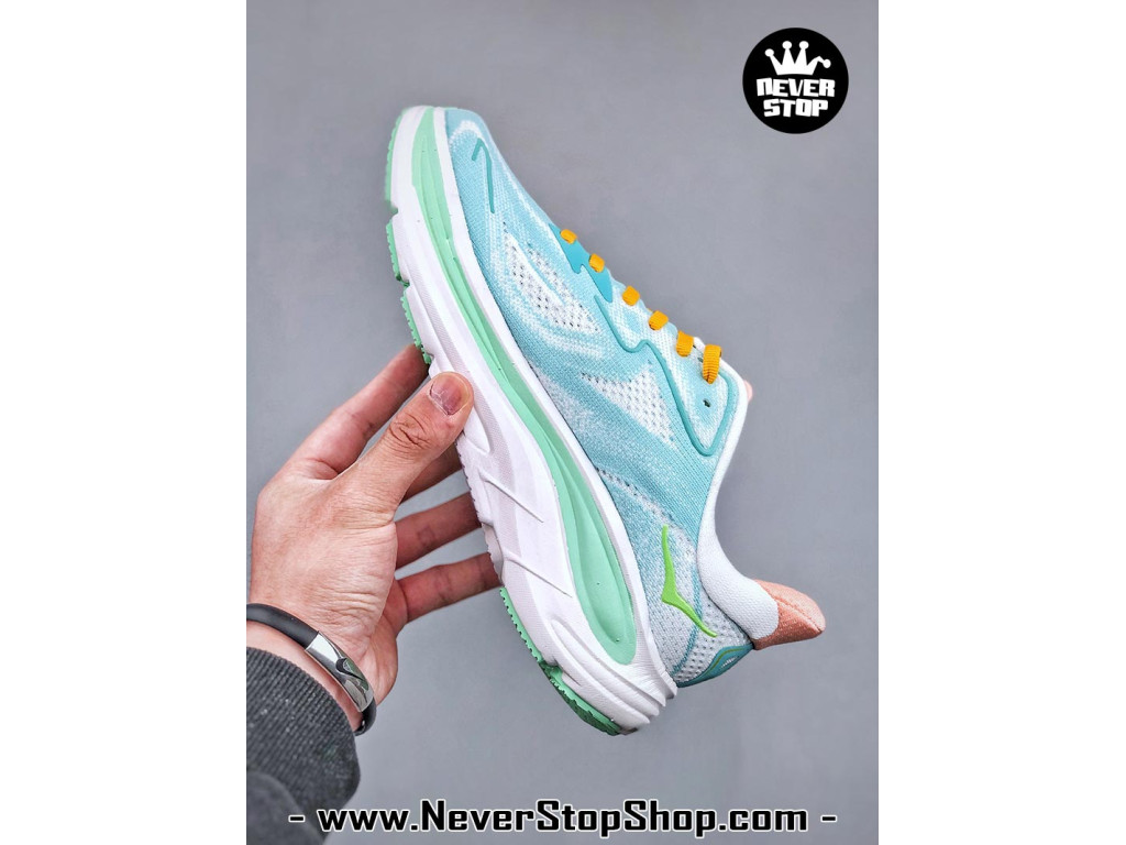 Giày chạy bộ siêu nhẹ êm Hoka Clifton 10 Xanh Ngọc Xanh Lá nam nữ giá tốt tại NeverStop Sneaker Shop Giày thể thao chạy bộ Hoka Clifton 10 Xanh Ngọc Xanh Lá nam nữ chuyên thể thao replica 1:1 like auth real chính hãng giá rẻ tốt nhất tại NeverStopShop.com HCM