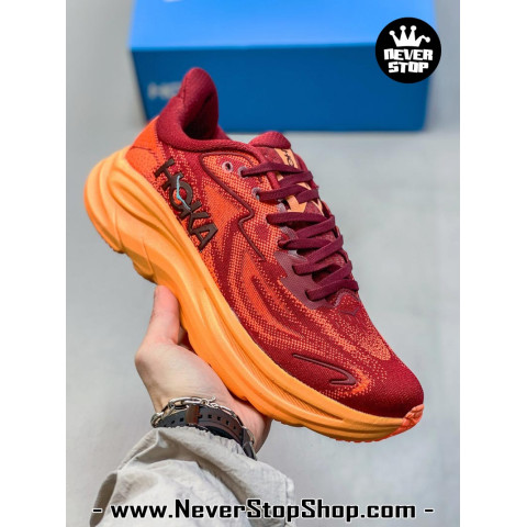 Hoka Clifton 10 Red Orange