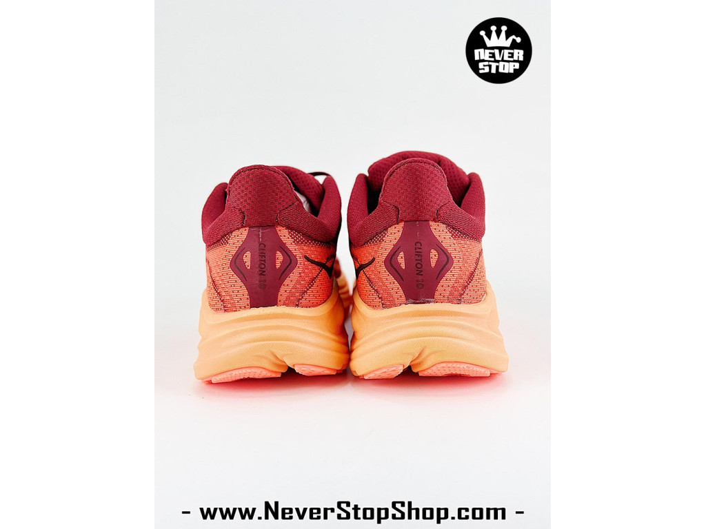 Giày chạy bộ siêu nhẹ êm Hoka Clifton 10 Đỏ Cam nam nữ giá tốt tại NeverStop Sneaker Shop Giày thể thao chạy bộ Hoka Clifton 10 Đỏ Cam nam nữ chuyên thể thao replica 1:1 like auth real chính hãng giá rẻ tốt nhất tại NeverStopShop.com HCM