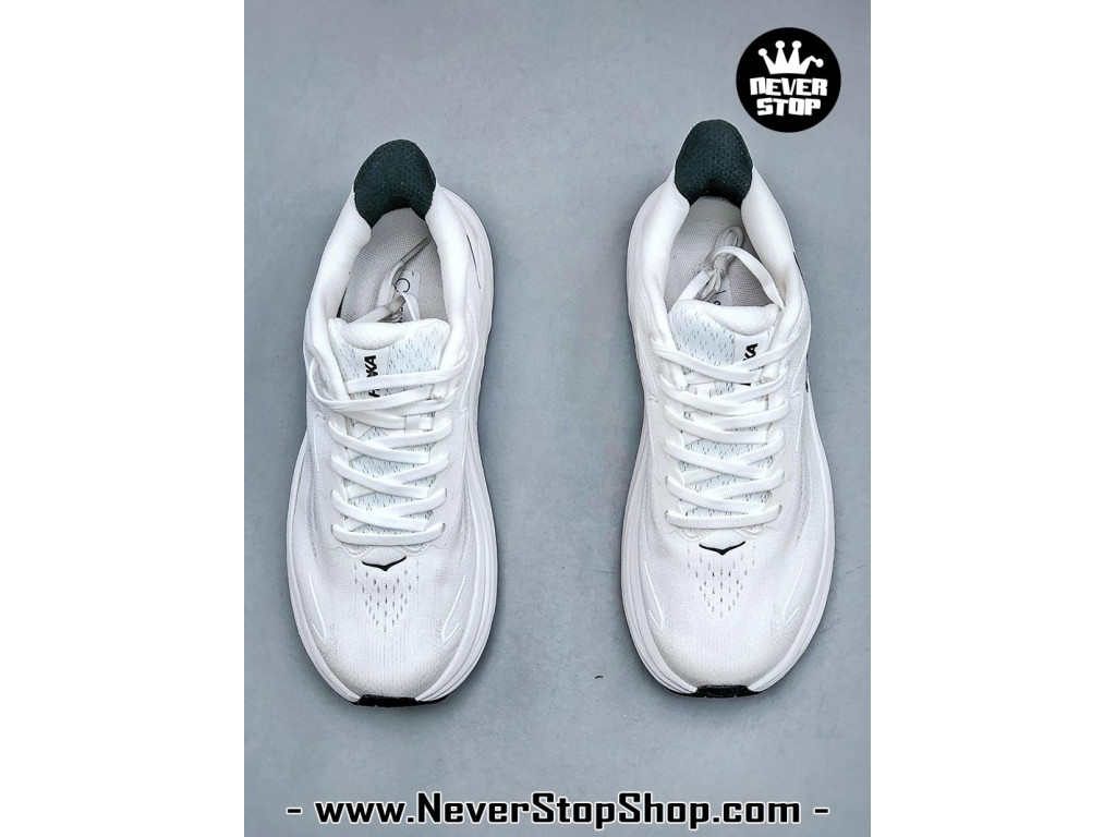 Giày thể thao chạy bộ Hoka Clifton 10 Trắng Đen nam nữ chuyên thể thao replica 1:1 like auth real chính hãng giá rẻ tốt nhất tại NeverStopShop.com HCM