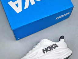 Giày thể thao chạy bộ Hoka Clifton 10 Trắng Đen nam nữ chuyên thể thao replica 1:1 like auth real chính hãng giá rẻ tốt nhất tại NeverStopShop.com HCM