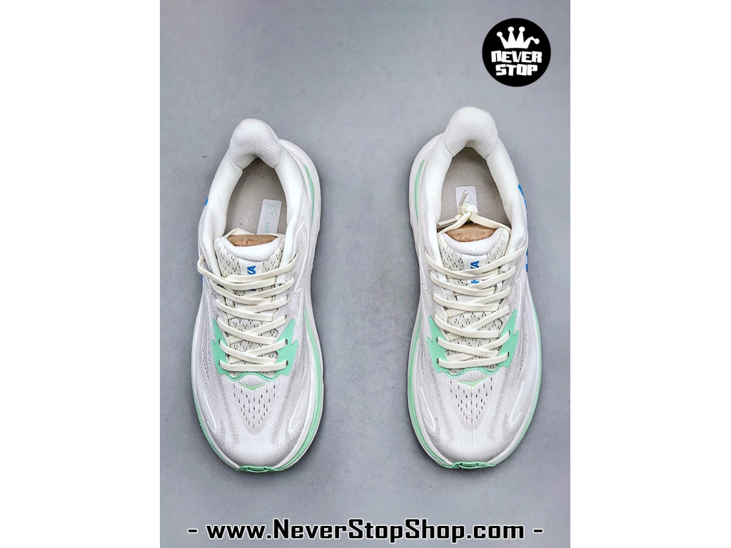 Giày thể thao chạy bộ Hoka Clifton 10 Trắng Xanh Ngọc nam nữ chuyên thể thao replica 1:1 like auth real chính hãng giá rẻ tốt nhất tại NeverStopShop.com HCM