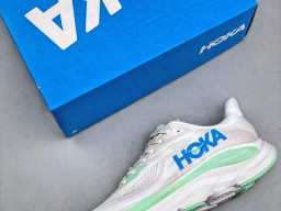 Giày thể thao chạy bộ Hoka Clifton 10 Trắng Xanh Ngọc nam nữ chuyên thể thao replica 1:1 like auth real chính hãng giá rẻ tốt nhất tại NeverStopShop.com HCM