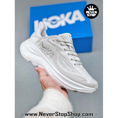 Hoka Clifton 10 White Silver