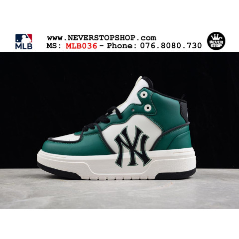 MLB Chunky Liner High NY New York White Green