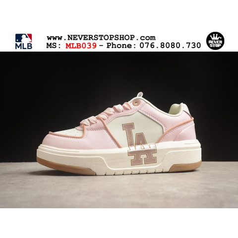 MLB Chunky Liner LA Los Angeles White Pink