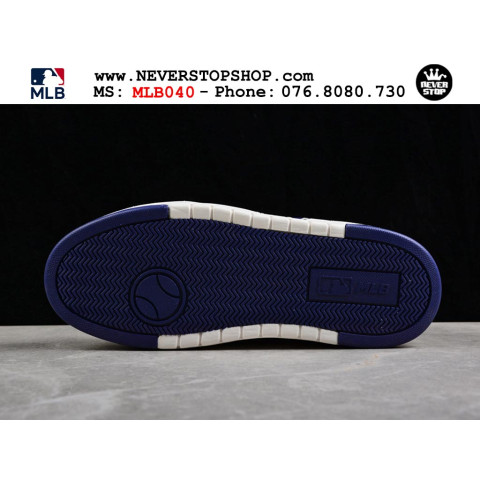 MLB Chunky Liner Mid B Monogram White Blue