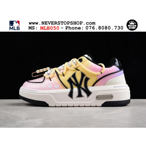 MLB Chunky Liner NY New York White Yellow Pink