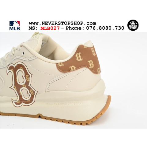 MLB Chunky Runner Basic B Monogram White Brown