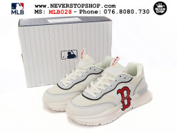 Giày thể thao MLB Chunky Runner Basic Trắng Đỏ thời trang nam nữ siêu cấp like auth như real chính hãng giá rẻ tốt nhất tại NeverStopShop.com HCM