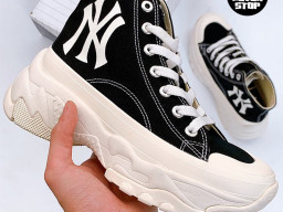 Giày MLB Yankees Chunky High đen cổ cao Korea nam nữ hàng chuẩn sfake replica 1:1 real chính hãng giá rẻ tốt nhất tại NeverStopShop.com HCM