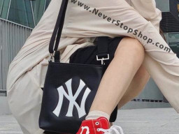 Giày MLB zYankees Chunky Đỏ Cổ Cao Korea nam nữ hàng chuẩn sfake replica 1:1 real chính hãng giá rẻ tốt nhất tại NeverStopShop.com HCM
