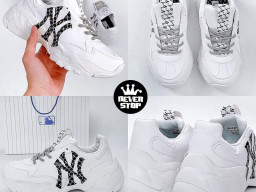 Giày MLB Big Ball Chunky Yankees NY trắng đen Korea nam nữ hàng chuẩn sfake replica 1:1 real chính hãng giá rẻ tốt nhất tại NeverStopShop.com HCM