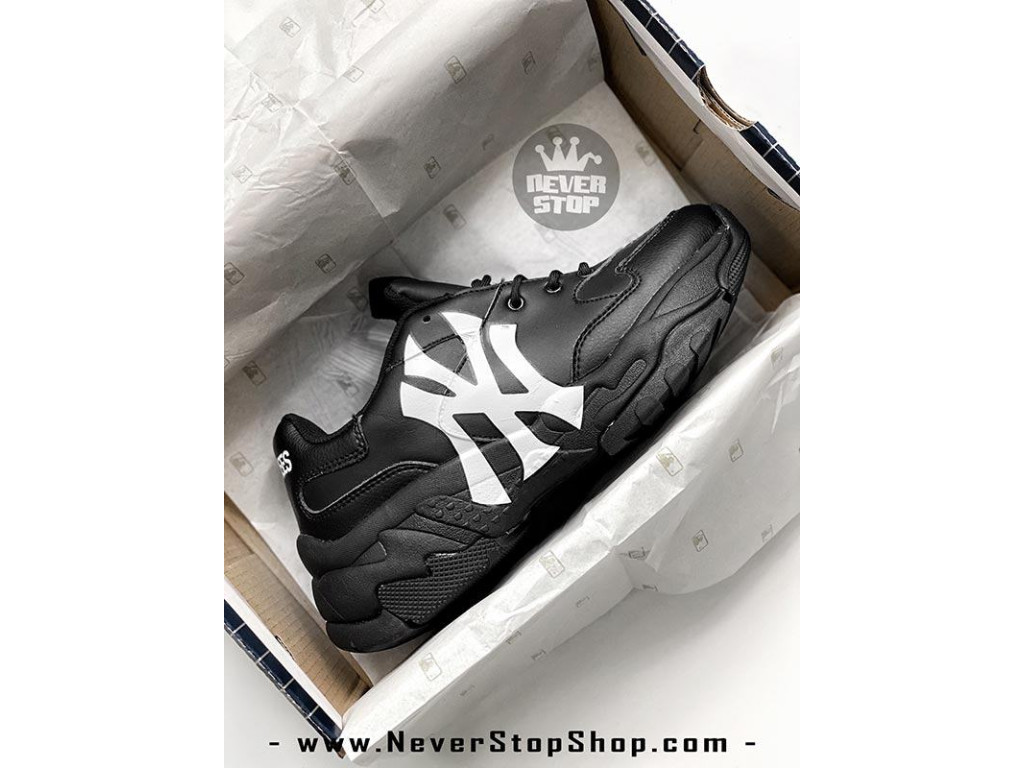 MLB Chunky Classic New York Yankees Shoes Black 3ASXXA11N50BKS  hallyumart