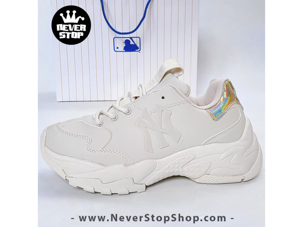 Giày MLB Big Ball Chunky Yankees gót vàng Korea nam nữ hàng chuẩn sfake replica 1:1 real chính hãng giá rẻ tốt nhất tại NeverStopShop.com HCM