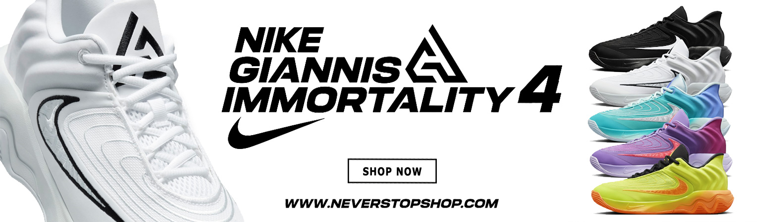 Giày bóng rổ outdoor nam nữ Nike Giannis Immortality 4 | NeverStopShop.com