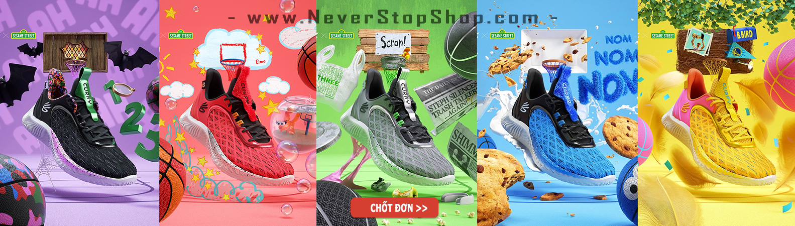 Giày bóng rổ Under Armour Curry 9 | NeverStopShop.com