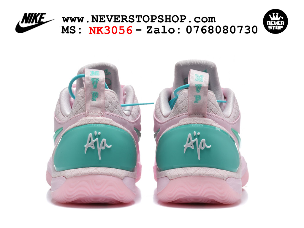 Giày bóng rổ outdoor Nike A’Two Hồng Xanh nhẹ êm cổ thấp đế chống mòn rít sân giá tốt tại NeverStop Basketball Sneaker Shop Giày bóng rổ cổ thấp Nike A’Two Hồng Xanh bộ đệm siêu êm ổn định chống xoắn replica 1:1 real chính hãng giá rẻ tốt nhất tại NeverStop Sneaker Shop Hồ Chí Minh