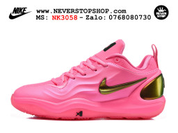 Giày bóng rổ cổ thấp Nike A’Two Hồng Gold bộ đệm siêu êm ổn định chống xoắn replica 1:1 real chính hãng giá rẻ tốt nhất tại NeverStop Sneaker Shop Hồ Chí Minh