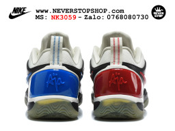 Giày bóng rổ cổ thấp Nike A’Two Đen Xanh Đỏ bộ đệm siêu êm ổn định chống xoắn replica 1:1 real chính hãng giá rẻ tốt nhất tại NeverStop Sneaker Shop Hồ Chí Minh