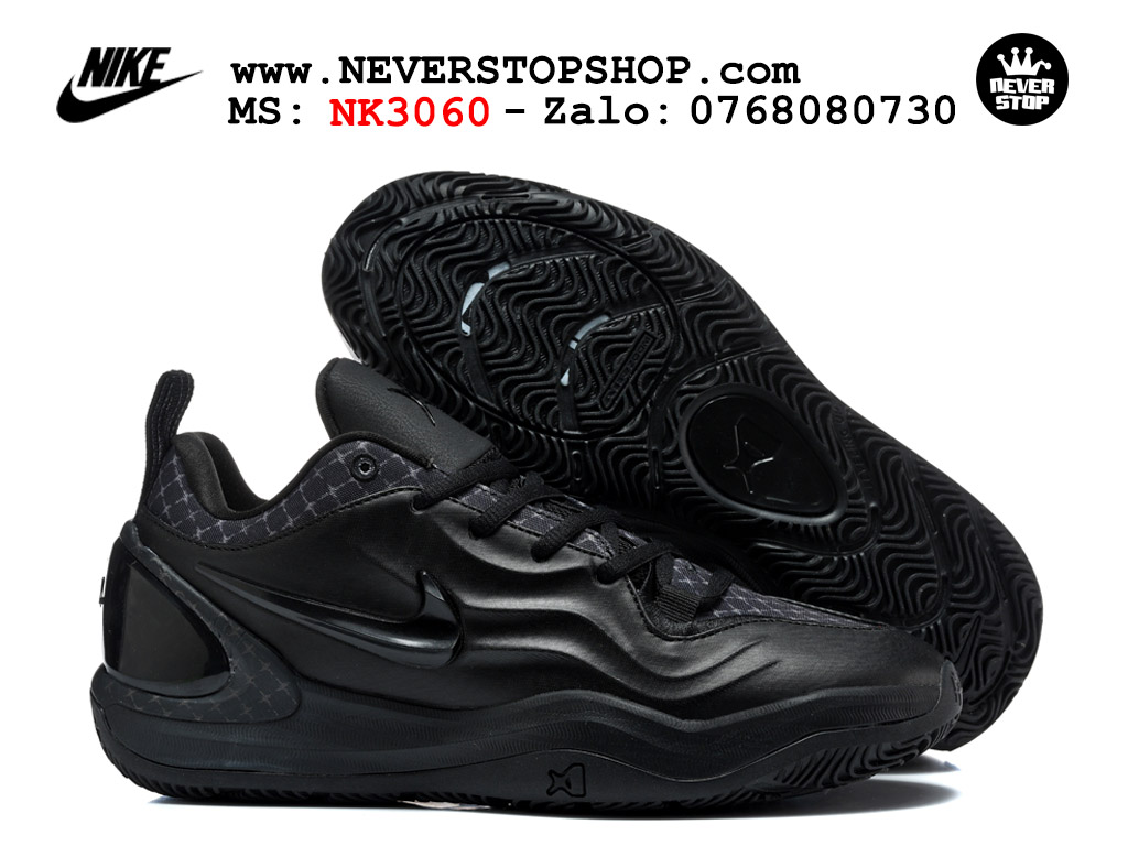 Giày bóng rổ cổ thấp Nike A’Two Đen Full bộ đệm siêu êm ổn định chống xoắn replica 1:1 real chính hãng giá rẻ tốt nhất tại NeverStop Sneaker Shop Hồ Chí Minh