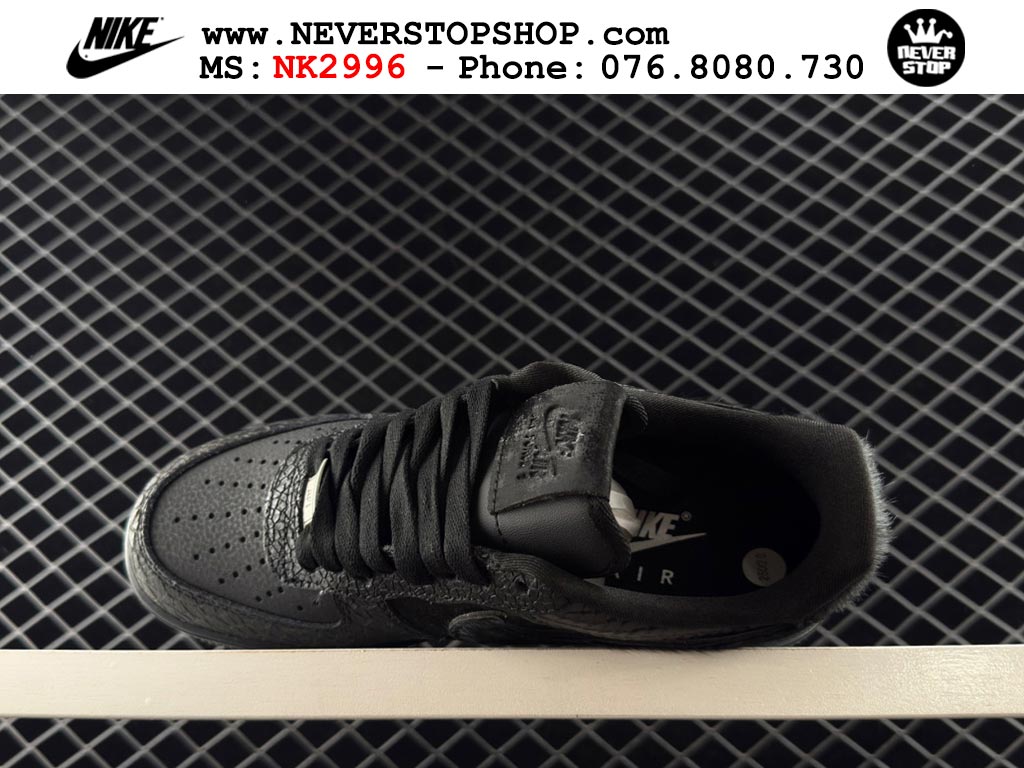Giày Nike Air Force 1 AF1 Low Đen giá tốt hàng chuẩn chất lượng cao loại đẹp replica 1:1 real tại NeverStopShop.com HCM