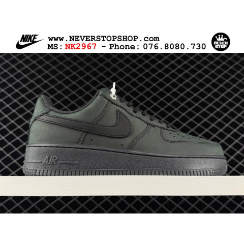 Nike Air Force 1 Low Black Nubuck