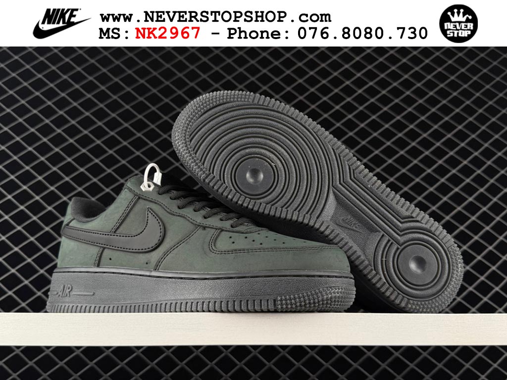 Giày Nike Air Force 1 AF1 Low Đen Xanh giá tốt hàng chuẩn chất lượng cao loại đẹp replica 1:1 real tại NeverStopShop.com HCM