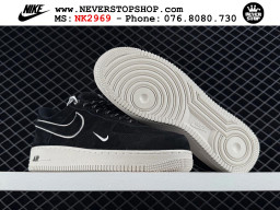 Giày sneaker Nike Air Force 1 Đen Trắng cổ thấp hàng siêu cấp 1:1 chuẩn chính hãng giá rẻ tại NeverStopShop.com Giày Nike Air Force 1 AF1 Low Đen Trắng giá tốt hàng chuẩn chất lượng cao loại đẹp replica 1:1 real tại NeverStopShop.com HCM