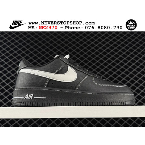 Nike Air Force 1 Low Black White Tick
