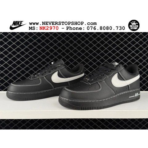 Nike Air Force 1 Low Black White Tick