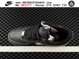 Giày sneaker Nike Air Force 1 Đen Trắng cổ thấp hàng siêu cấp 1:1 chuẩn chính hãng giá rẻ tại NeverStopShop.com Giày Nike Air Force 1 AF1 Low Đen Trắng giá tốt hàng chuẩn chất lượng cao loại đẹp replica 1:1 real tại NeverStopShop.com HCM
