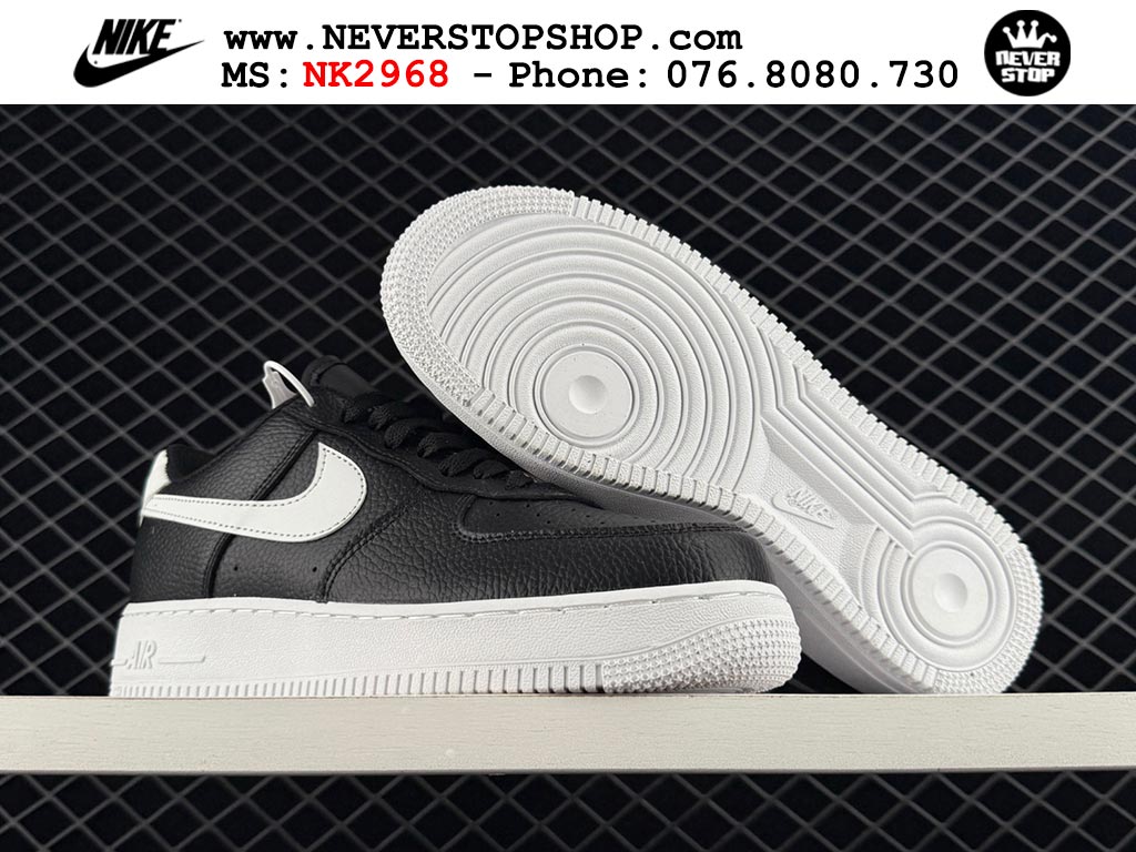 Giày Nike Air Force 1 AF1 Low Đen Trắng giá tốt hàng chuẩn chất lượng cao loại đẹp replica 1:1 real tại NeverStopShop.com HCM