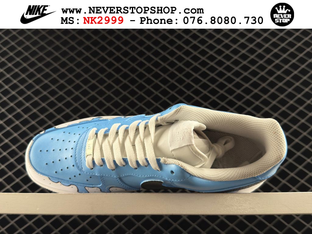 Giày Nike Air Force 1 AF1 Low Xanh Da Trời Trắng giá tốt hàng chuẩn chất lượng cao loại đẹp replica 1:1 real tại NeverStopShop.com HCM