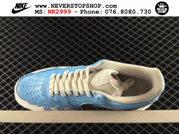 Giày Nike Air Force 1 AF1 Low Xanh Da Trời Trắng giá tốt hàng chuẩn chất lượng cao loại đẹp replica 1:1 real tại NeverStopShop.com HCM