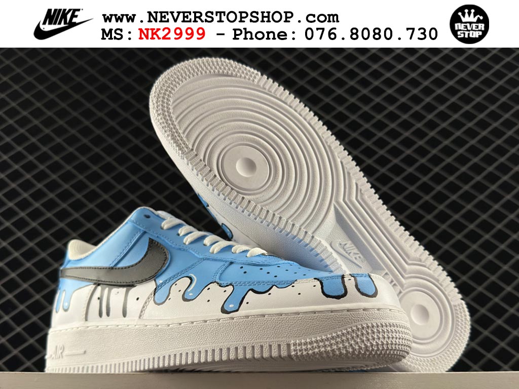 Giày Nike Air Force 1 AF1 Low Xanh Da Trời Trắng giá tốt hàng chuẩn chất lượng cao loại đẹp replica 1:1 real tại NeverStopShop.com HCM