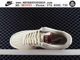 Giày Nike Air Force 1 AF1 Low Trắng Đỏ giá tốt hàng chuẩn chất lượng cao loại đẹp replica 1:1 real tại NeverStopShop.com HCM