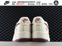 Giày Nike Air Force 1 AF1 Low Trắng Đỏ giá tốt hàng chuẩn chất lượng cao loại đẹp replica 1:1 real tại NeverStopShop.com HCM