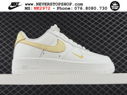 Giày Nike Air Force 1 AF1 Low Trắng Vàng giá tốt hàng chuẩn chất lượng cao loại đẹp replica 1:1 real tại NeverStopShop.com HCM