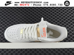 Giày Nike Air Force 1 AF1 Low Trắng Vàng giá tốt hàng chuẩn chất lượng cao loại đẹp replica 1:1 real tại NeverStopShop.com HCM
