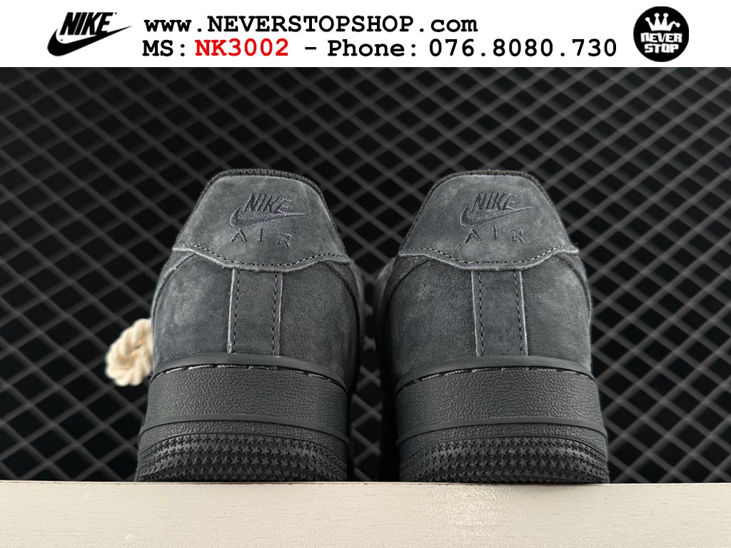 Giày Nike Air Force 1 AF1 Low Xám Trắng giá tốt hàng chuẩn chất lượng cao loại đẹp replica 1:1 real tại NeverStopShop.com HCM