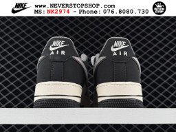 Giày Nike Air Force 1 AF1 Low Đen Trắng Xám giá tốt hàng chuẩn chất lượng cao loại đẹp replica 1:1 real tại NeverStopShop.com HCM