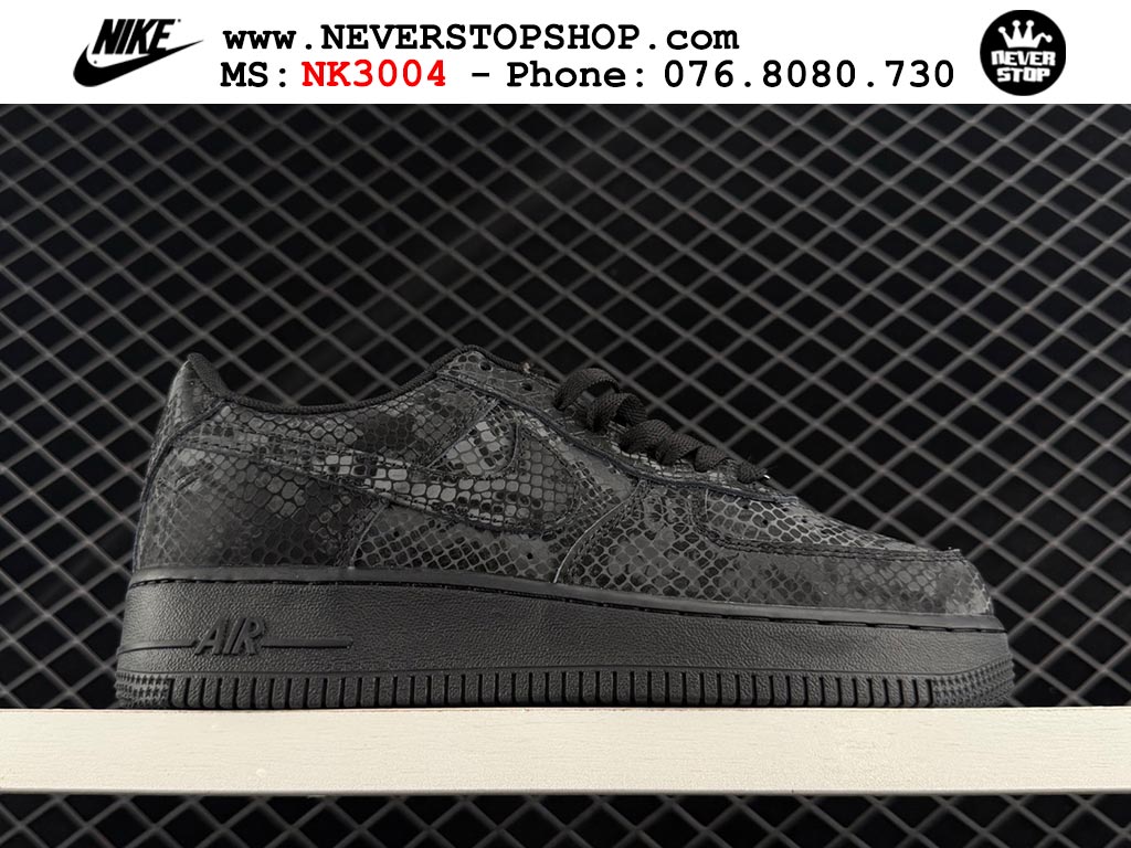 Giày Nike Air Force 1 AF1 Low Đen giá tốt hàng chuẩn chất lượng cao loại đẹp replica 1:1 real tại NeverStopShop.com HCM