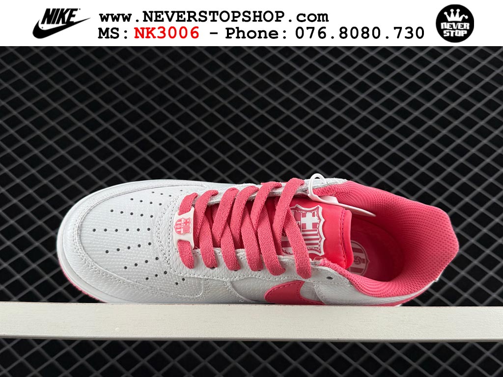 Giày Nike Air Force 1 AF1 Low Trắng Hồng giá tốt hàng chuẩn chất lượng cao loại đẹp replica 1:1 real tại NeverStopShop.com HCM